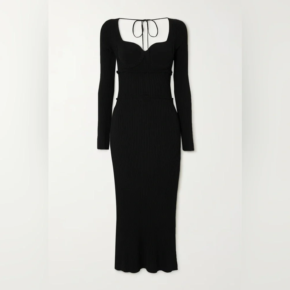 ALTUZARRA Louisa ribbed-knit midi dress - Picture 5 of 12